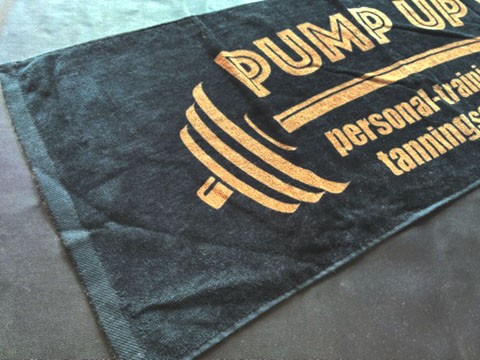 黒フェイスタオル