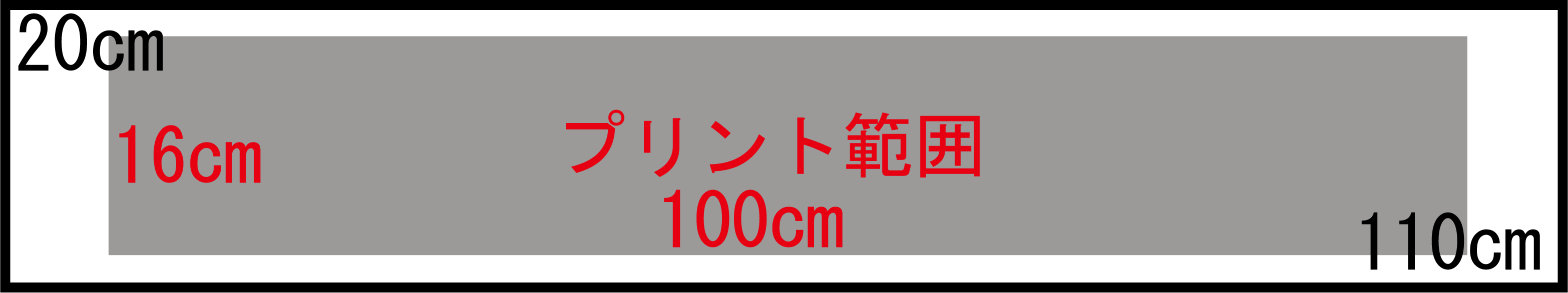 プリント可能範囲（ダミー）