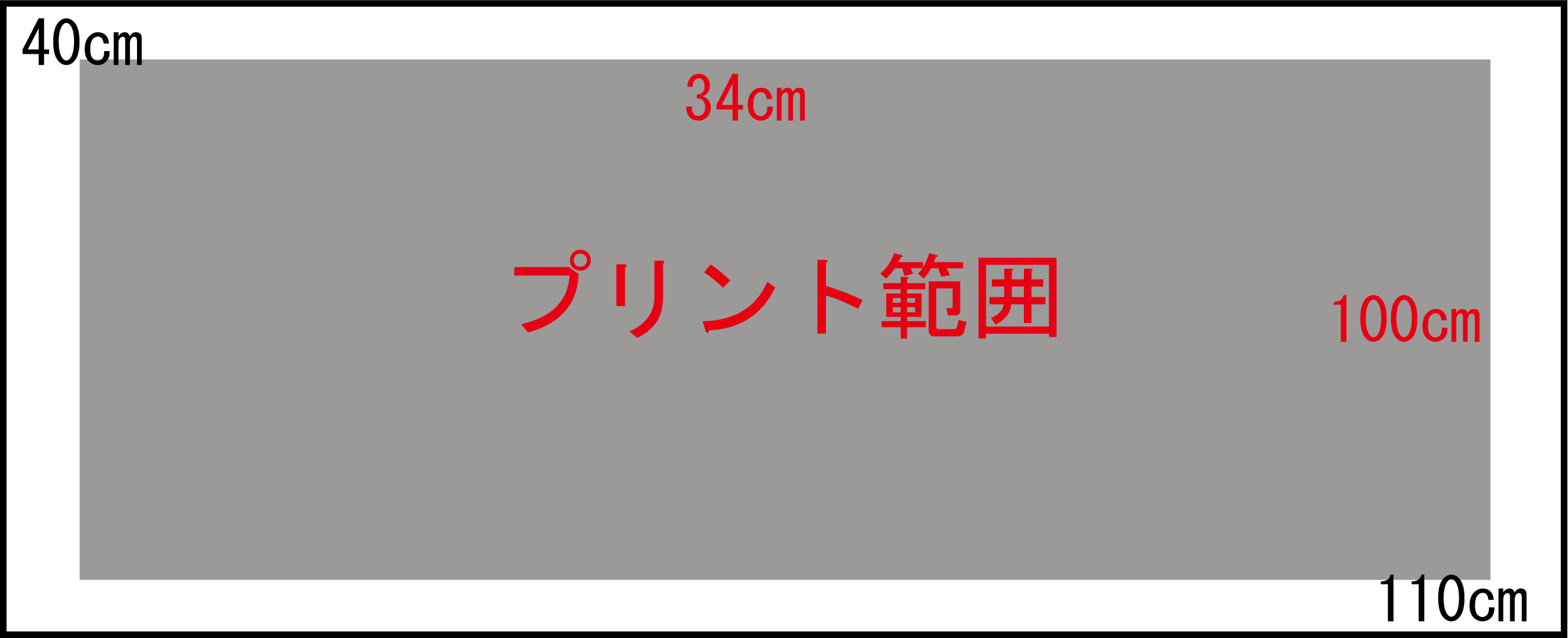 プリント可能範囲（ダミー）