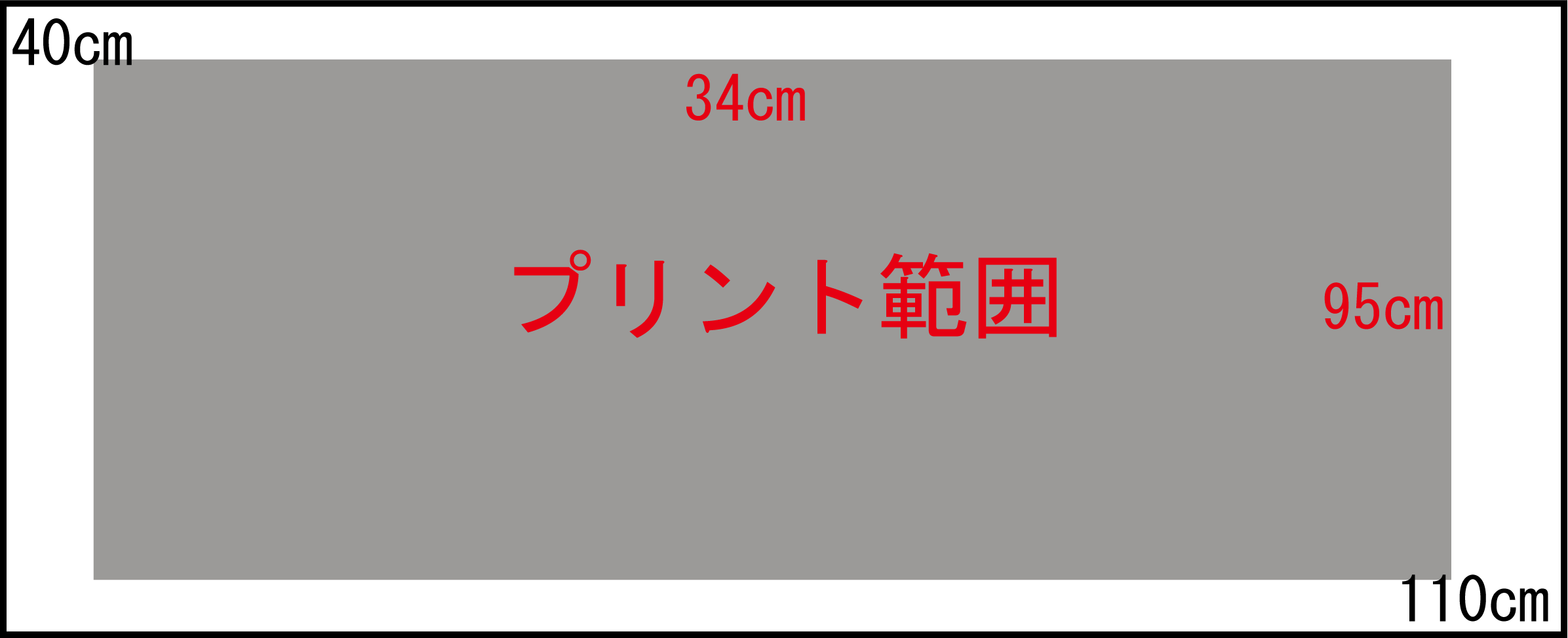 プリント可能範囲（ダミー）