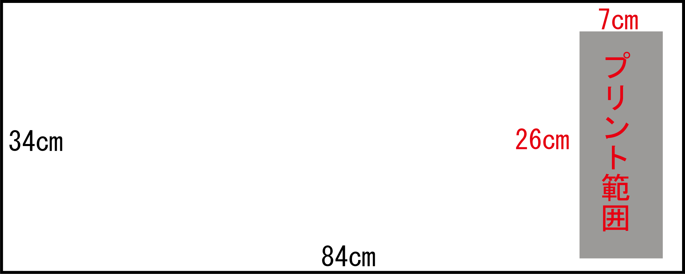 プリント可能範囲（ダミー）