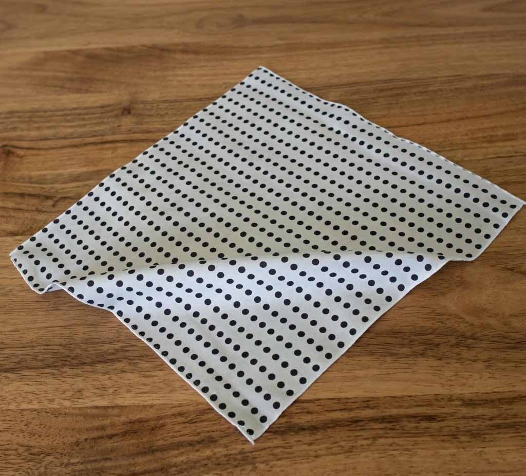 豆絞りハンカチサイズ